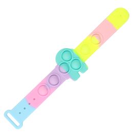 Fidget Toys for Children Kawaii Push Bubble Bracelet Decompression Adults Anti Stress Sensory Toy