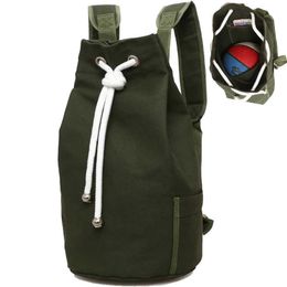Men Gym Sports Basketball Bags for Women Fitness Canvas Rucksuck Travel Duffle Bag Drawstring Bucket blosa Sac De Sport Mochila Q0705