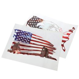 Wall Stickers 2pcs American Flag Independence Day Home Decoration