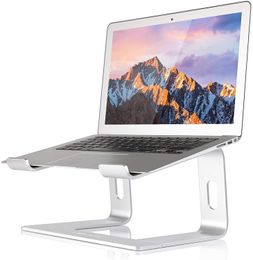 Aluminium Laptop Stand, Ergonomic Detachable Laptop Holder Riser Compatible with MacBook Air Pro/Dell XPS/HP/Lenovo (up to 15.6 inches)