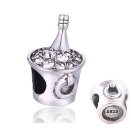 Ice Liquor Charm 925 Pure Silver Beads Accessory DIY Bracelet Bangle Handmade Bangles Pendant GW Fine Jewellery T048H20