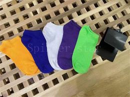 kids Socks Fashion Four Seasons Pure Cotton Letter Ankle Breathable Soft Skin-friendly Comfortable