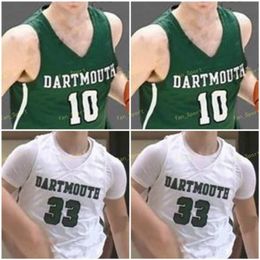 NCAA College Dartmouth Big Green Basketball Jersey 0 Will Emery 1 Taurus Samuels 2 Isaac Letoa 3 Ian Carter 4 Trevon Ary-turner Custom Ed