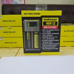 Novo Nitecore I2 Universal Carregador para 16340/18650/14500/26650 Bateria US Plug 2 em 1 carregadores de bateria IntelliCharger