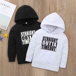 Baby / Toddler Pretty Letter Print Hoodie 210528