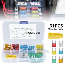 60Ps Profile Medium Size Blade Type Car Fuse Assortment 5A/10A/15A/20A/25A/30A Set Auto Truck with Box Clip