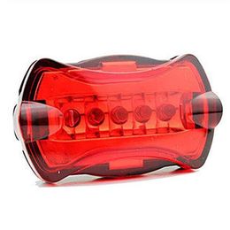 2022 new Waterproof Bike Bicycle light Rear Tail Light Reflector Rear Lights Bike Lamp Lantern Accessories 5 LED 6 Function