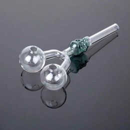 2022 New Cool Hookah Colourful Pyrex Oil Burner Pipe Dab Rigs For Water Glass Bongs Oil Rig Smoking Accessories SW21 SW29