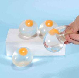 squishy egg rubber Novelty Anti Stress Ball squishy big liquid Fun Splat Egg Venting Balls squeezing Toy Funny Gift for Kids Y1210