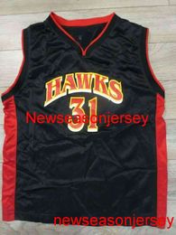 Stitched Jason Terry #31 Retro Jersey Embroidery Jersey Size XS-6XL Custom Any Name Number Basketball Jerseys
