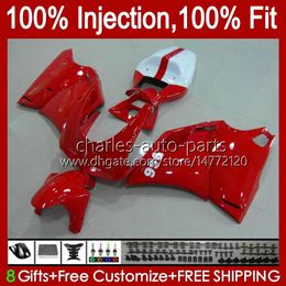 Injection Kit For DUCATI 748R 916R 996R 998R White red 42No.95 748 853 916 996 998 S R 1994 1995 1996 1997 1998 748S 853S 916S 996S 998S 1999 2000 2001 2002 OEM Fairing