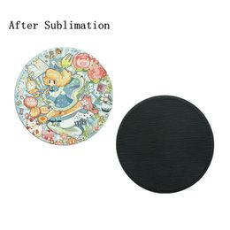 NEW Sublimation Ceramic Car Coaster Cups Mat Pad Thermal Bumpers