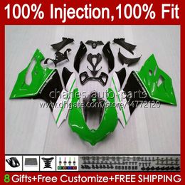 Injection Mold Bodys For DUCATI Panigale 899S Green black 1199S 899-1199 12-16 Bodywork 44No.25 899 1199 S R 12 13 14 15 16 899R 1199R 2012 2013 2014 2015 2016 OEM Fairing