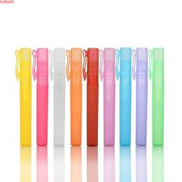 100 x 10ml Travel Portable Perfume Spray Bottles Sample Fragrance Containers Atomizer Mini Refillable Plastic Pen Shapegoods