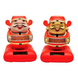 Interior Decorations Solar Powered Shaking Figures Dancing Car Ornament Dashboard Decoration Toys