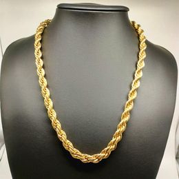 Buy Thick Gold Rope Necklace Online 