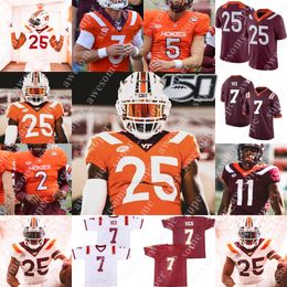 Virginia Tech Hokies Football Jersey Drake DeIuliis Chamarri Conner Jermaine Waller Nasir Peoples Amare Barno TyJuan Garbutt Dax Hollifield Keonta Jenkins