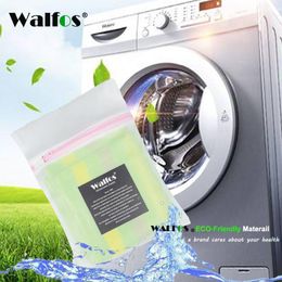 Storage Bags WALFOS Laundry Bra Underwear Baskets Mesh Bag Washing Care Pouch Organizer Box Household Cleaning Kits