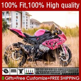 Injection Mould Kit For BMW Bodywork S-1000RR S 1000RR 1000 RR S1000-RR 2015-2018 20No.119 S1000 Light pink RR 2015 2016 2017 2018 Body S1000RR 15 16 17 18 OEM Fairings