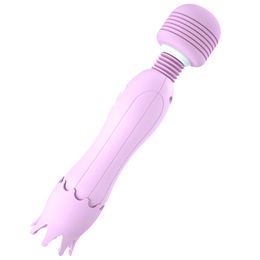 Aktualisierter Zungenleck-Vibrator, Spielzeug für Frauen, Pleasures, doppelköpfiger AV-Vibrator, Masturbator, Honigbohnen-Stimulator, erotische Produkte für Frauen und Erwachsene