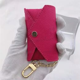 LL luxury design fashion name cases folder bank card slot card mini money bag with Golden chain leather Cards stickers