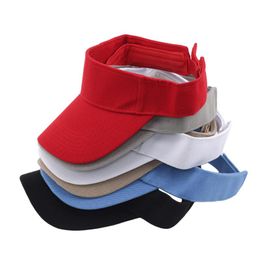 Summer Jogging Golf Sun Visor Cap For Men Women Quick Dry Breathable Eyelet Mesh Sport Running Caps Adjustable Size Outdoor Hats