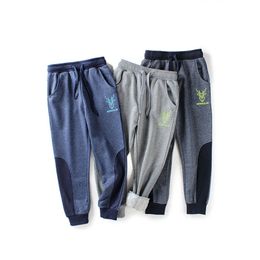 Kids Boys Sport Pants Casual Children Loose Trousers Spring Teenage School Boy Long Pant Fall Clothes for 4 8 12 14 Yrs 210622