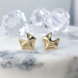 fox earrings women UK - 30PCS Gold Silver Dainty Tiny Fox Stud Earrings Cute Cat Head Face Earring Studs Animal Jewelry for women