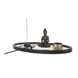 Bronze Resin Buddha Candle Holder: Southeast Asian Style Tea Light & Scented Cup for Home Decor & Crafts.