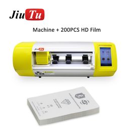 Film Cutting Machine With 200Pcs HD Hydrogel Films For iPhone Screen Back Protective Sticker Cutter Plotter
