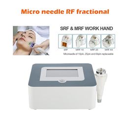 RF Microneedle Face Care Gold Micro Needle Skin Rollar Acne Scar Stretch Mark Removal Treatment Professional Beauty Salon Machines