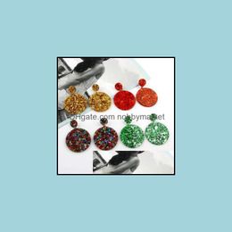 Dangle & Chandelier Earrings Jewellery Bohemian Handmade Bling Star For Women Girls Colorf Drop Aessories Pendant Statement Acrylic Gift Deliv