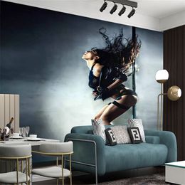 Custom 3d Wallpaper Wall Papers Beautiful Sexy Pole Dancer Classic Living Room Bedroom Home Decor Painting Mural Wallpapers