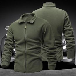 Men's Jackets Men 2021 Winter Outwear Thick Warm Fleece Jacket Parkas Coat Spring Casual Outfits Tactical Army Male