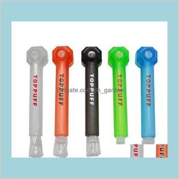 Pipes Accessories Household Sundries Home Garden Toppuff Top Puff Acrylic Bong Portable Screwon Water Pipe Glass Shisha Chicha Smoking