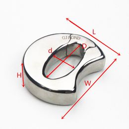 7 Sizes Cockrings Stainless Steel Scrotum Pendant Penis Ring Chastity Cage Devices Restraint Pendants Rings Cock Ring,Sex Toy for Men BB2-2-85