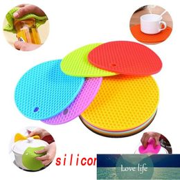Silicone heat insulation pad honeycomb cushion round silicone table mat silicone non-slip pad Factory price expert design Quality Latest Style Original Status