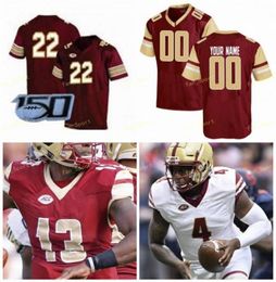 NCAA College Jerseys Boston 7 Hasselbeck 12 Matt Ryan 22 Doug Flutie 40 Luke Kuechly 90 BJ Ri Stitched custom Football