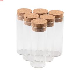 37x100mm 70ml Glass Bottles Vials Jars Test Tube With Cork Stopper Empty Transparent Clear Corks 24pcsjars