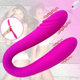 Nxy Sex Vibrators Masturbators 14 6 Inch Super Long Dildo's and Rc Double Ended Penetration Women Lesbian Clitoris g Spot Stimulator Game for Couples 1218