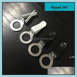 Tool Parts Tools Home & Garden Outlet Clips Circar Hole 14.5Mm Metal White Black Motive Per Clip Decorative Car Vents Clamps Aessories Llb11