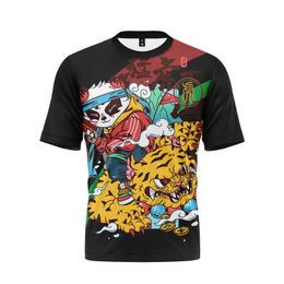 Men's T-Shirts Hip Hop T Shirt Streetwear Oversized Funny 12 Zodiac 3D Men Harajuku T-Shirt China Style Summer Tops Tees Cotton Anime Tshirt