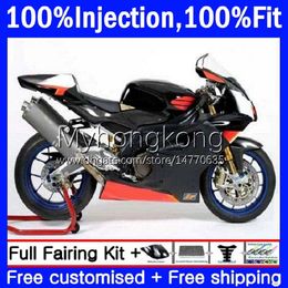 OEM Injection For Aprilia RSV-125 RSV 125 RS 125 RR 125RR RS-125 RS4 12 13 14 15 16 Body 12No.72 RSV125RR RS125 R 12-16 RSV125 2012 2013 2014 2015 2016 Fairing Red black hot