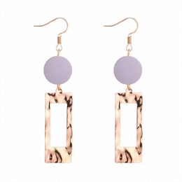 Dangle & Chandelier TONGKWOK Bohemia Exaggeration Earrings For Women Silk Thread Tassel Metal Long #134189