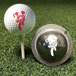 Golf Balls Ball Line Marker Stencil Steel Drawing Mould Alignment Mark Signal Plotter Outdoor Sport Tool