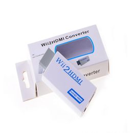 Wii 2 Game Wii Adaptador Conversor Suporte completo HD 720P 1080P 3.5mm Adaptador de cabo Wii2HDMI para HDTV