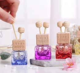 100pcs Car Air Freshener Perfume Empty Bottle Auto-Air Vent Fragrance Clip Scent for Oil Diffuser In Cars Accessories Gift SN2915