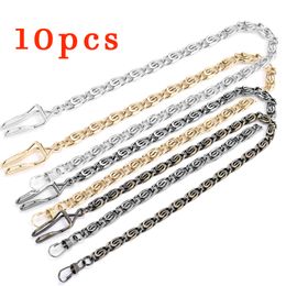 10pcs/lot Black Bronze Silver Gold Pocket Watch Chain Replacement Twist Chains for FOB Watches