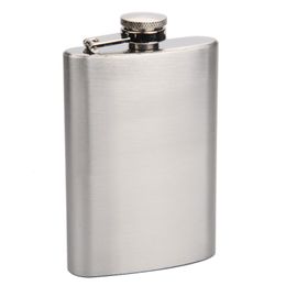 4oz Skinny Stainless Steel Hip Flask Portable Whisky Stoup Wine Pot Alcohol Bottles