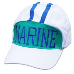 One piece Costume Accessories Navy Admiral Akainu Sakazuki MARINE Words White hat Baseball Red Dog Cap
